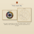 Your exact sky — Great Wheel and Natal chart from your birth