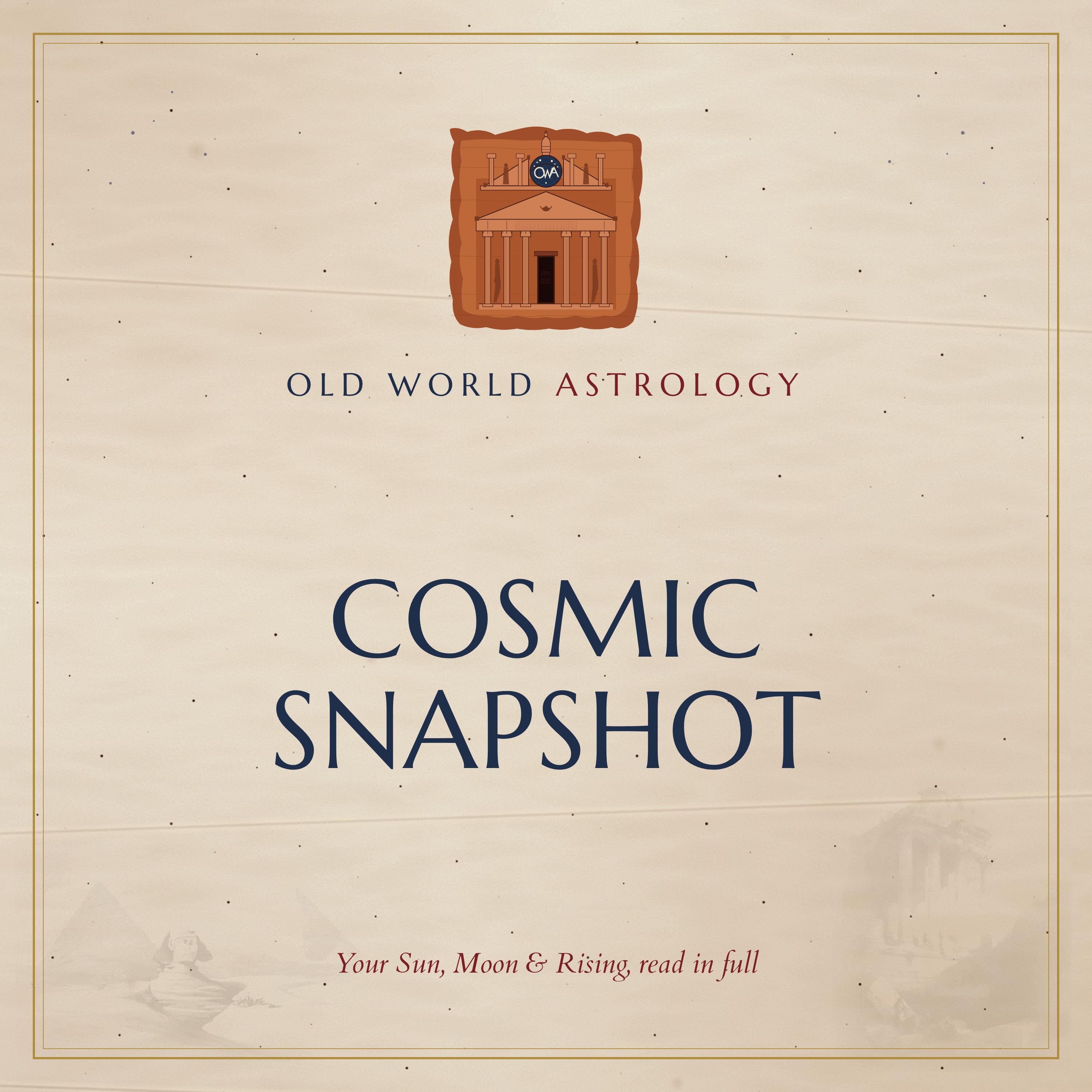 Cosmic Snapshot title card