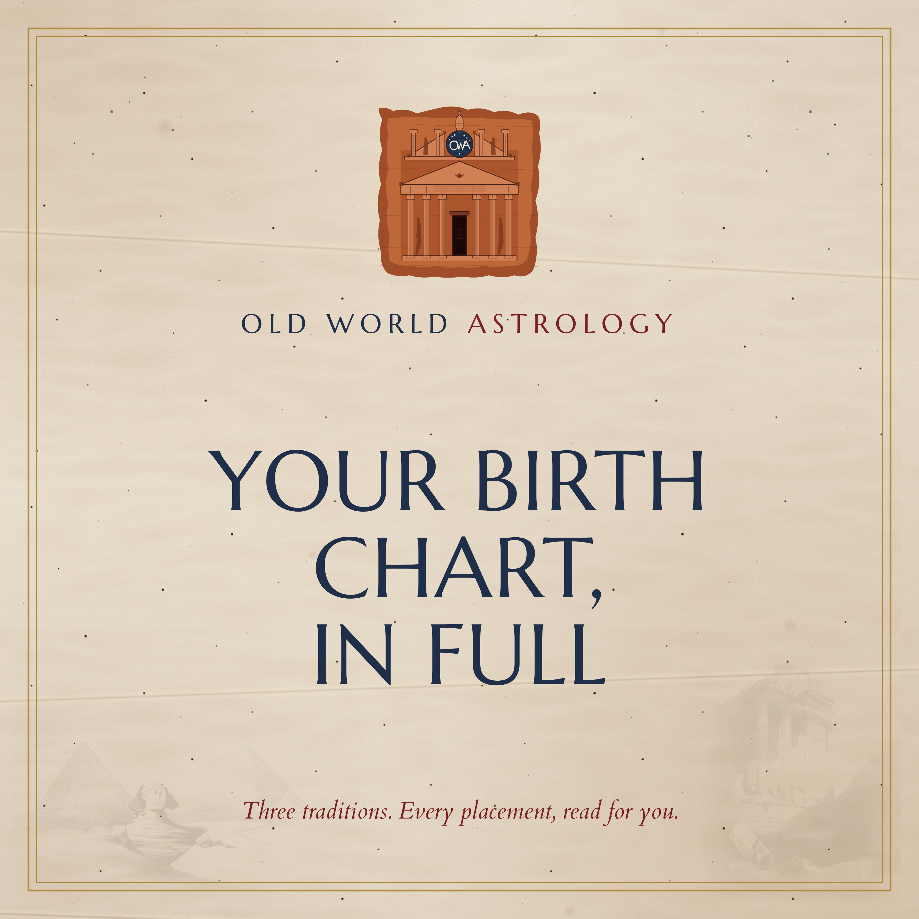 Your Birth Chart In Full title card