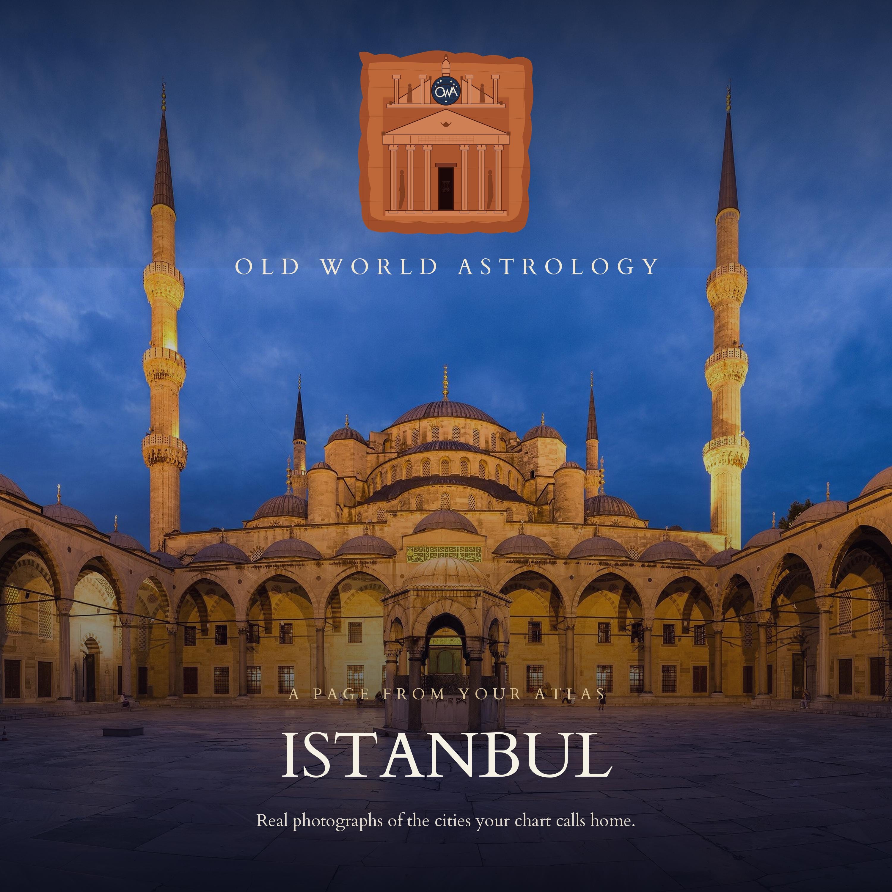A real page from your atlas — Istanbul
