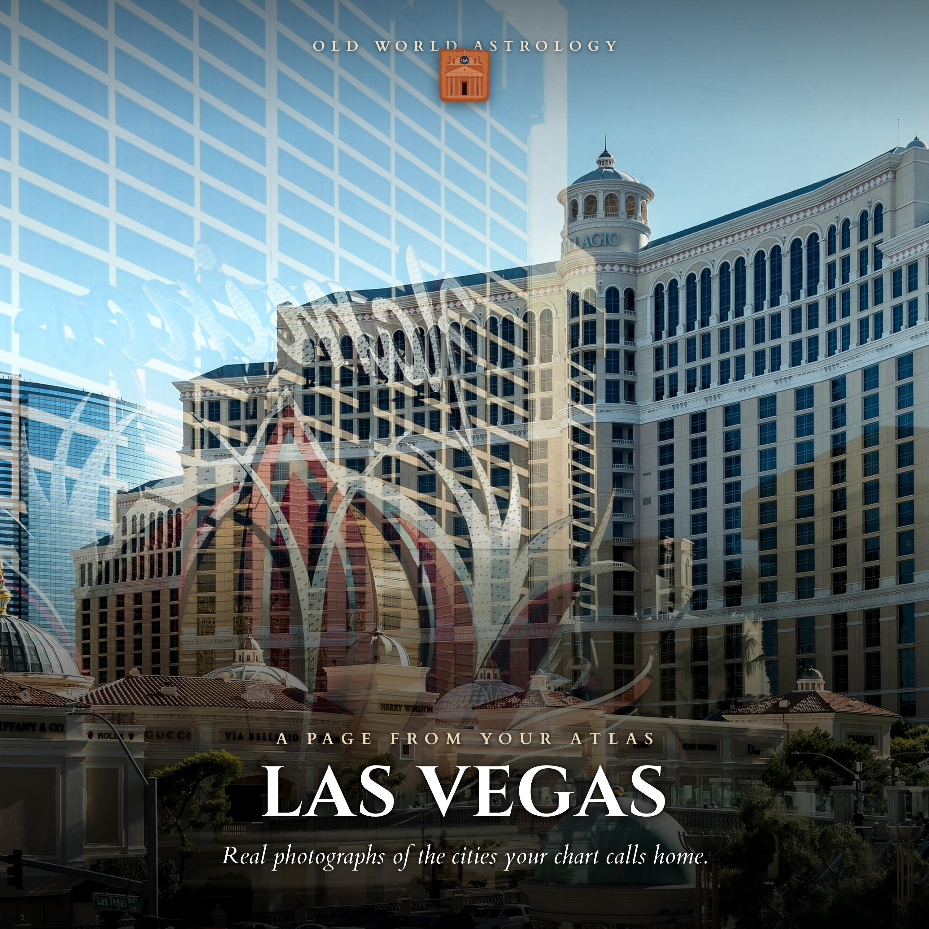 A real page from your atlas — Las Vegas
