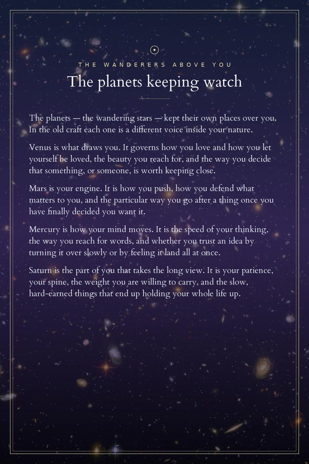 Star map sample page