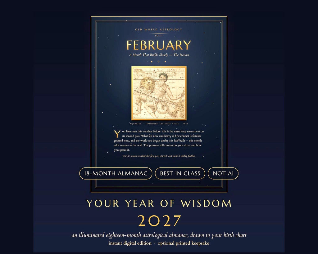 Your Year of Wisdom — personalized 2027 astrology planner