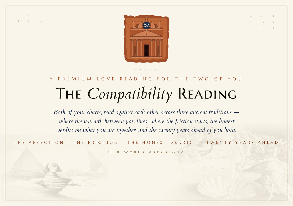Love Compatibility Reading for Couples — The Compatibility Reading, Old World Astrology