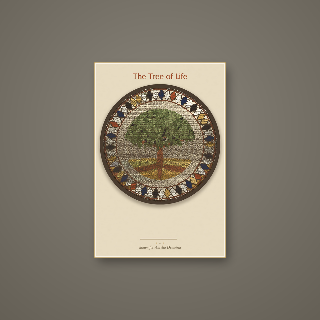 Real interior plate — the illuminated Tree of Life